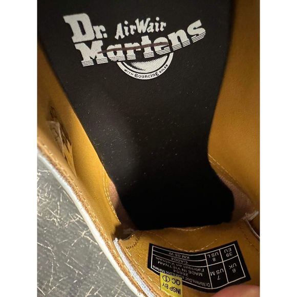 New VTG Dr Martens 1461 Shoes Mens US7 Black Made in England Leather Oxfords main image 4